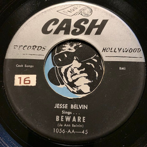 Jesse Belvin - Beware b/w Dry Your Tears - Cash #1056 - Doowop