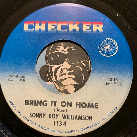 Sonny Boy Williamson - Bring It On Home b/w Down Child - Checker #1134 - Blues - R&B Blues