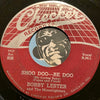 Bobby Lester & Moonlighters - So All Alone b/w Shoo Doo-Be Doo (My Loving Baby) - Checker #806 - Doowop