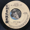 Little Milton - Lonely No More b/w Saving My Love For You - Checker #977 - R&B Soul