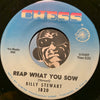 Billy Stewart - Reap What You Sow b/w Fat Boy - Chess #1820 - Sweet Soul - R&B Soul