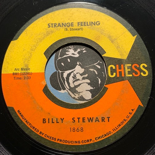 Billy Stewart - Strange Feeling b/w Sugar and Spice - Chess #1868 - Northern Soul - Sweet Soul