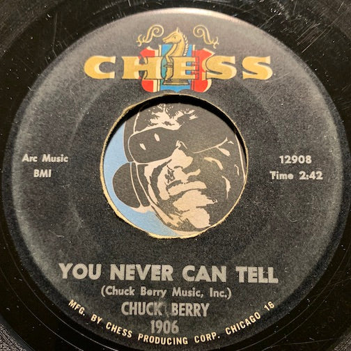 Wanted-Records - Chuck Berry - You Never Can Tell b/w Brenda Lee - Chess  #1906 - Rock n