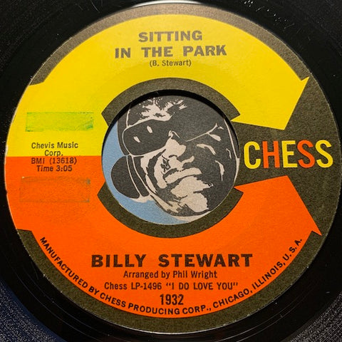 Billy Stewart - Sitting In The Park b/w Once Again - Chess #1932 - Northern Soul - Sweet Soul - East Side Story