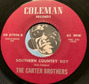 Carter Brothers - Do The Flo Show b/w Southern Country  Boy - Coleman #67016 - R&B Soul