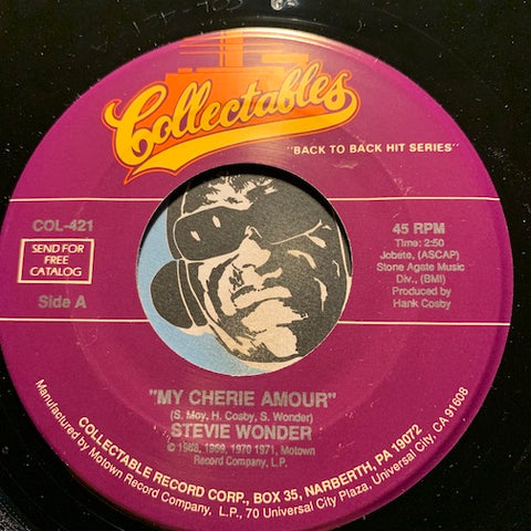 Stevie Wonder - My Cherie Amour b/w Yester Me, Yester You, Yesterday - Collectables #421 - R&B Soul - Motown