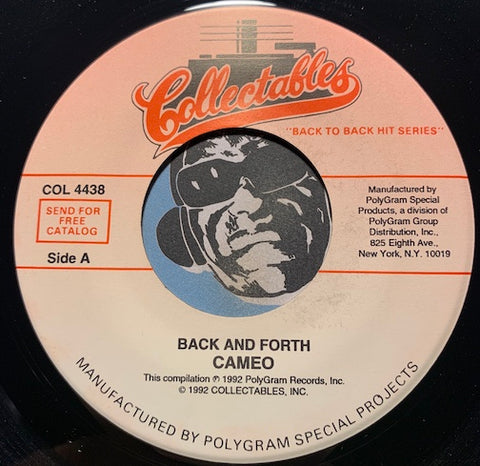 Cameo - Back And Forth b/w Flirt - Collectables #4438 - Funk