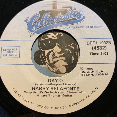 Harry Belafonte - Day-O b/w Mama Look A Boo-Boo - Collectables #4532 - Reggae
