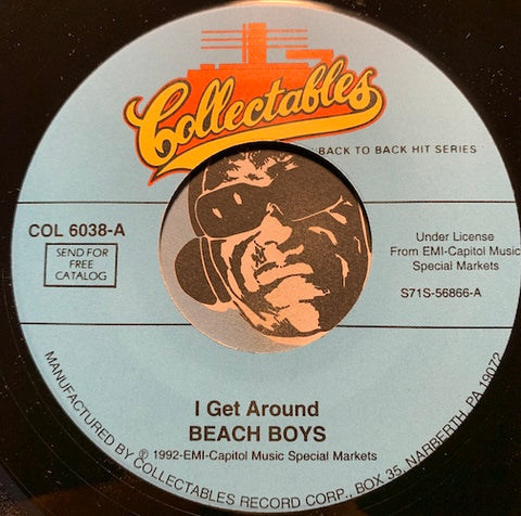 Beach Boys - I Get Around b/w Wouldn't It Be Nice - Collectables #6038 - Rock n Roll - Surf