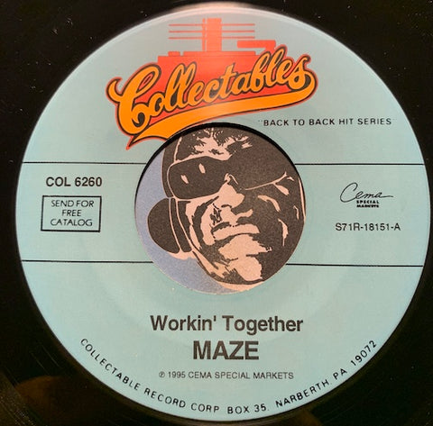 Maze - Workin Together b/w Lady Of Magic - Collectables #6260 - Funk