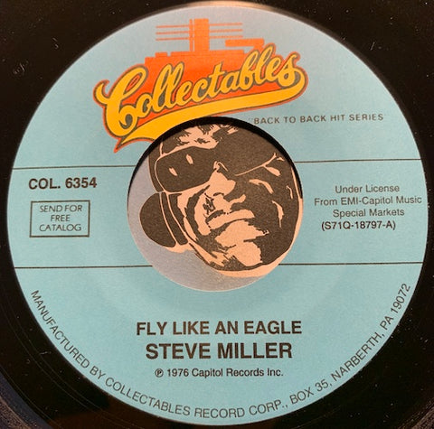 Steve Miller - Fly Like An Eagle b/w Jungle Love - Collectables #6354 - Rock n Roll
