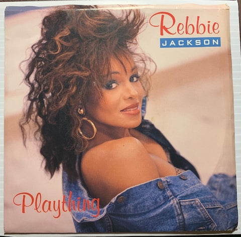 Rebbie Jackson - Plaything b/w Distant Conversation - Columbia #38-07685 - Picture Sleeve - 80's - Funk Disco