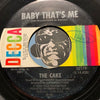 The Cake - Baby That's Me b/w Mocking Bird - Decca #32179 - Girl Group - R&B Soul