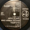 Cry vs. Mercyland - Planet With Two Moons b/w Who Hangs Behind Your Eye - Dionysus #4541 - Picture Sleeve - Garage Rock - Punk - Rock n Roll - 90's