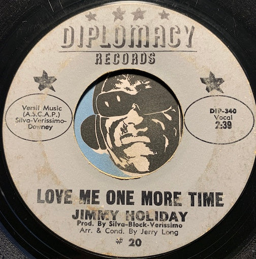 Jimmy Holiday - The New Breed b/w Love Me One More Time - Diplomacy #20 - R&B Soul