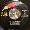 Whispers - As I Sit Here b/w Never Again - Dore #960 - Sweet Soul - R&B Soul - East Side Story