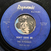 Dynamics - Wasted b/w Don't Leave Me - Dynamic #1001 - Doowop - R&B