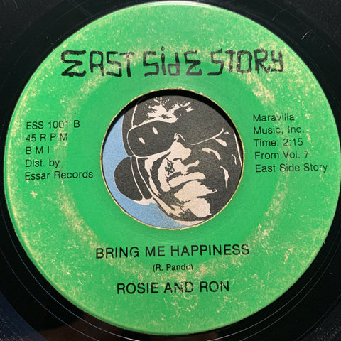 Rosie And Ron / Rene And Ray - Bring Me Happiness b/w Queen Of My Heart - East Side Story #1001 - East Side Story - Chicano Soul  - R&B