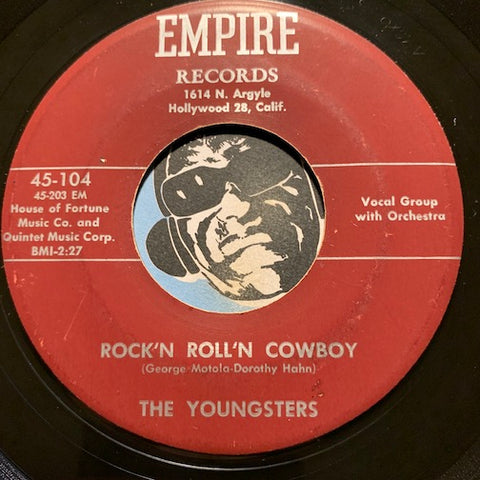 Youngsters - Rock'n Roll'n Cowboy b/w Shattered Dreams - Empire #104 - Doowop