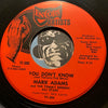 Marie Adams - That's The Way To Get Along b/w You Don't Know - Encore Artists #300 - Northern Soul