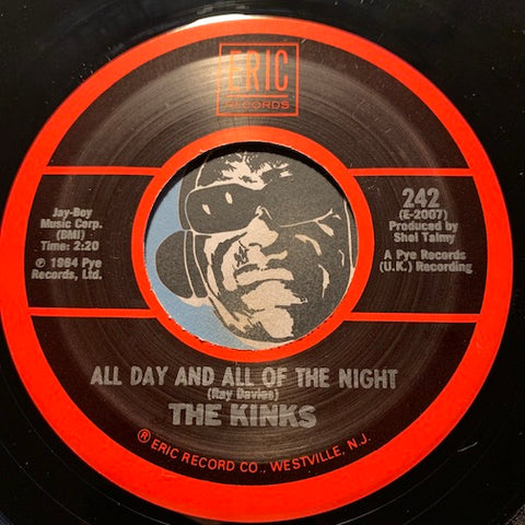Kinks - All Day And All Of The Night b/w Tired Of Waiting For You - Eric #242 - Garage Rock