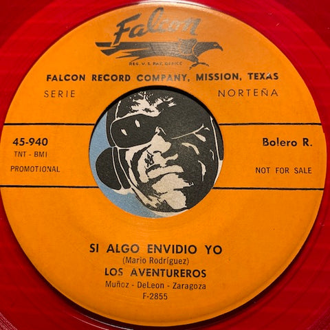 Los Aventureros - Si Algo Envidio You b/w Con La Luz Apagada - Falcon #940 - Latin - Colored Vinyl