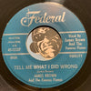 James Brown & Famous Flames - Try Me (I Need You) b/w Tell Me What I Did Wrong - Federal #12337 - R&B Soul