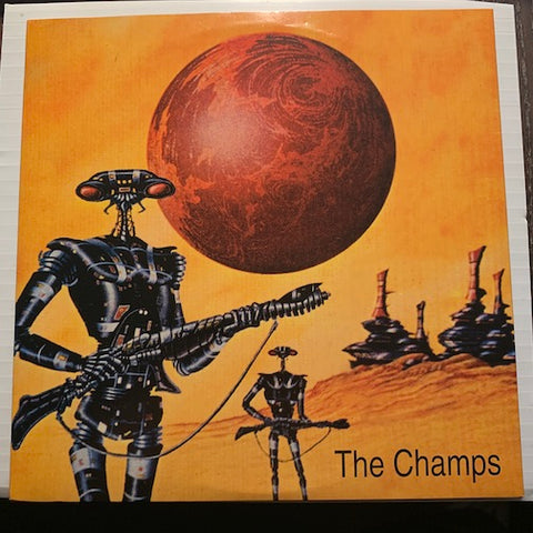 Champs - Some Swords b/w - Andres Segovia Interests Me - Eat My Fuck - I Love The Spirit World And I Love Your Father - Galaxia #02 - 90's - Picture Sleeve - Colored vinyl