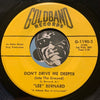 Lee Bernard - Getting Out Of Town b/w Don't Drive Me Deeper - Goldband #1190 - Funk - R&B Soul