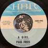 Paul Frees - Portrait Of A Fool b/w A Girl - HBR #490 - Teen