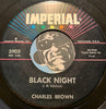 Charles Brown - Drifting Blues b/w Black Night - Imperial #5905 - R&B Blues - Blues