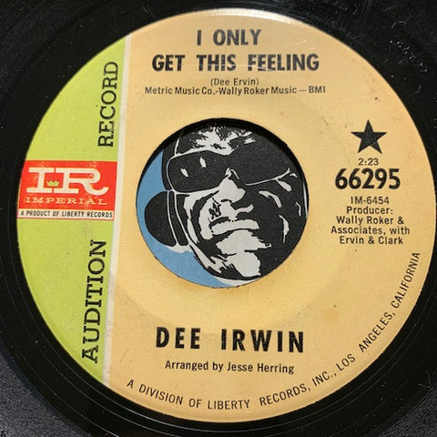 Dee Irwin - I Only Get This Feeling b/w The Wrong Direction - Imperial #66295 - Northern Soul