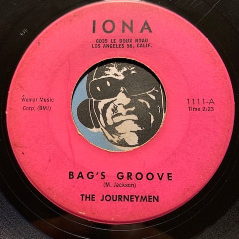Journeymen - Bag's Groove b/w Work Out - Iona #1111 - R&B Mod - Surf