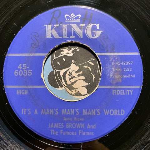 James Brown - It's A Man's Man's Man's World b/w Is It Yes Or Is It No - King #6035 - Funk - R&B Soul