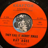 Ray Agee - Hip Hugger b/w They Call It Merry Xmas - Krafton #614 - R&B Instrumental - Christmas/Holiday