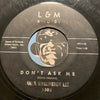James Washington Lee - I Need Somebody b/w Don't Ask Me - L&M #1003 - Doowop