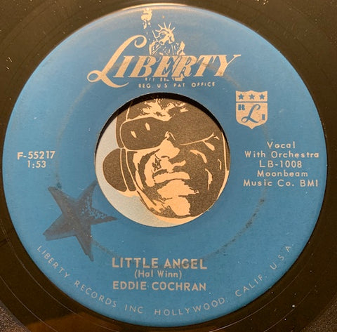 Eddie Cochran - Hallelujah I Love Her So b/w Little Angel - Liberty #55217 - Rockabilly