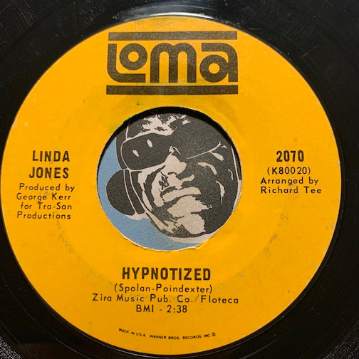 Linda Jones - Hypnotized b/w I Can't Stop Lovin My Baby - Loma #2070 - Sweet Soul - R&B Soul - East Side Story