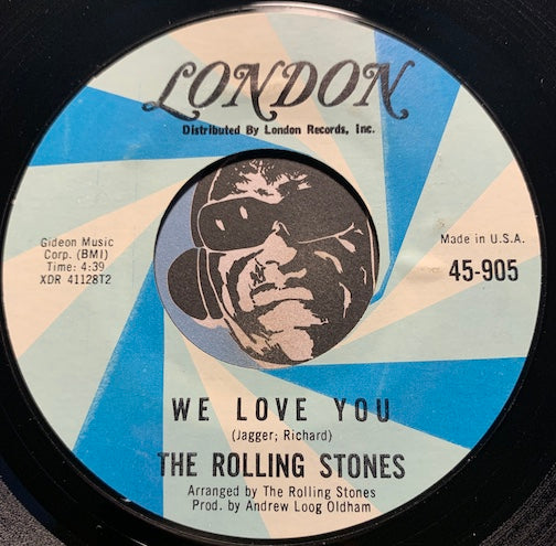 Rolling Stones - We Love You b/w Dandelion - London #905 - Rock N Roll