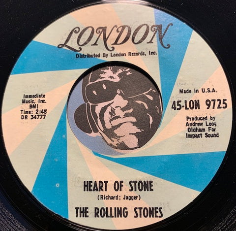 Rolling Stones - Heart Of Stone b/w What A Shame - London #9725 - Rock n Roll
