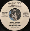 Jack Ashford - Hotel Sheet b/w same - Magic Disc #216 - Funk Disco