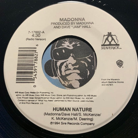Wanted-Records - Madonna - Human Nature (Radio Version) b/w