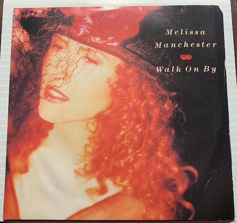 Melissa Manchester - Walk On By b/w To Make You Smile Again - Mika #873 012 - 80's - Picture Sleeve - Rock n Roll