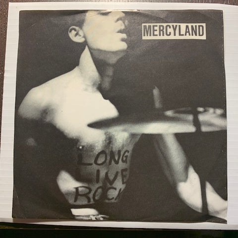 Mercyland - Black On Black On Black b/w Ciderhead - Mustang #113 - 80's - Picture Sleeve - Rock n Roll