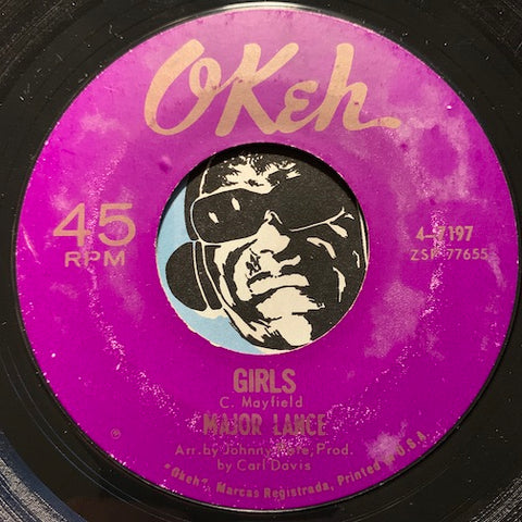 Major Lance - Girls b/w It Ain't No Use - Okeh #7197 - Northern Soul