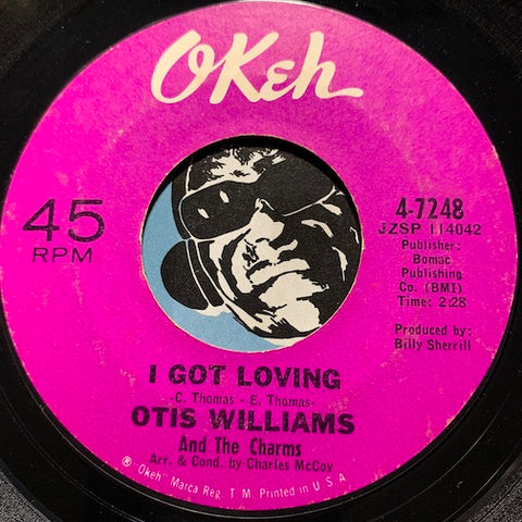 Otis Williams & Charms - I  Got Loving b/w Welcome Home - Okeh #7248 - Northern Soul - R&B Soul