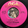 Little Richard - I Need Love b/w The Commandments Of Love - Okeh #7262 - Northern Soul