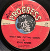 Eddie Foster - I'm Grown b/w What You Putting Down - Progress #116 - R&B Soul