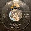 Elvis Presley - That's All Right b/w Blue Moon Of Kentucky - RCA Victor #6380 - Rock n Roll - Rockabilly