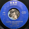 Love - That's The Way It Is b/w The Only Way - RRG #44002 - Sweet Soul